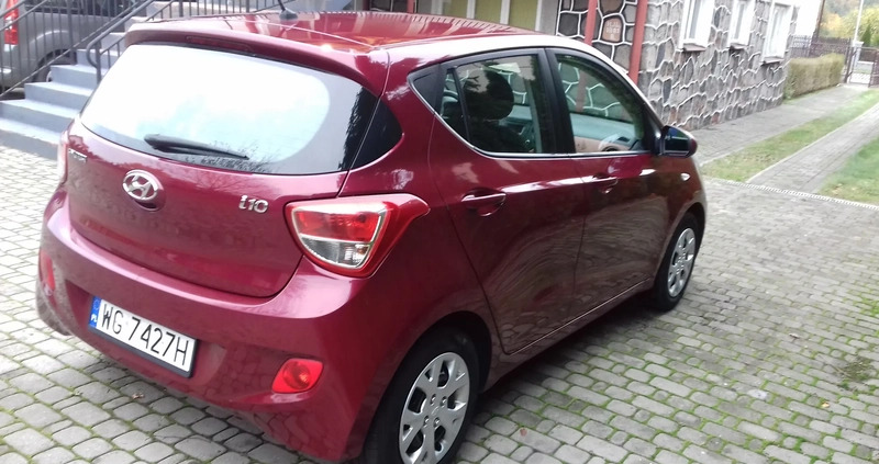 Hyundai i10 cena 26800 przebieg: 108000, rok produkcji 2014 z Garwolin małe 56